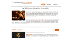 Desktop Screenshot of millionairematchmakers.us